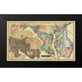 thumbnail image 2 of Lucas 24x16 Black Modern Framed Museum Art Print Titled - Maryland - Lucas 1823, 2 of 5
