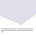 thumbnail image 4 of Uxcell White ABS Plastic Sheet 10x8x0.02inch for Building Model, DIY Crafts, Panel, Pack of 4, 4 of 6