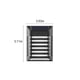 thumbnail image 2 of Monstrate Luz de pared solar IP54 Atmósferas impermeables Lámpara de brillo Herramienta de iluminación de paisaje de jardín para Patio Park Street Iluminación y accesorios Tipo 1 Monstrate HA072977-01, 2 of 6