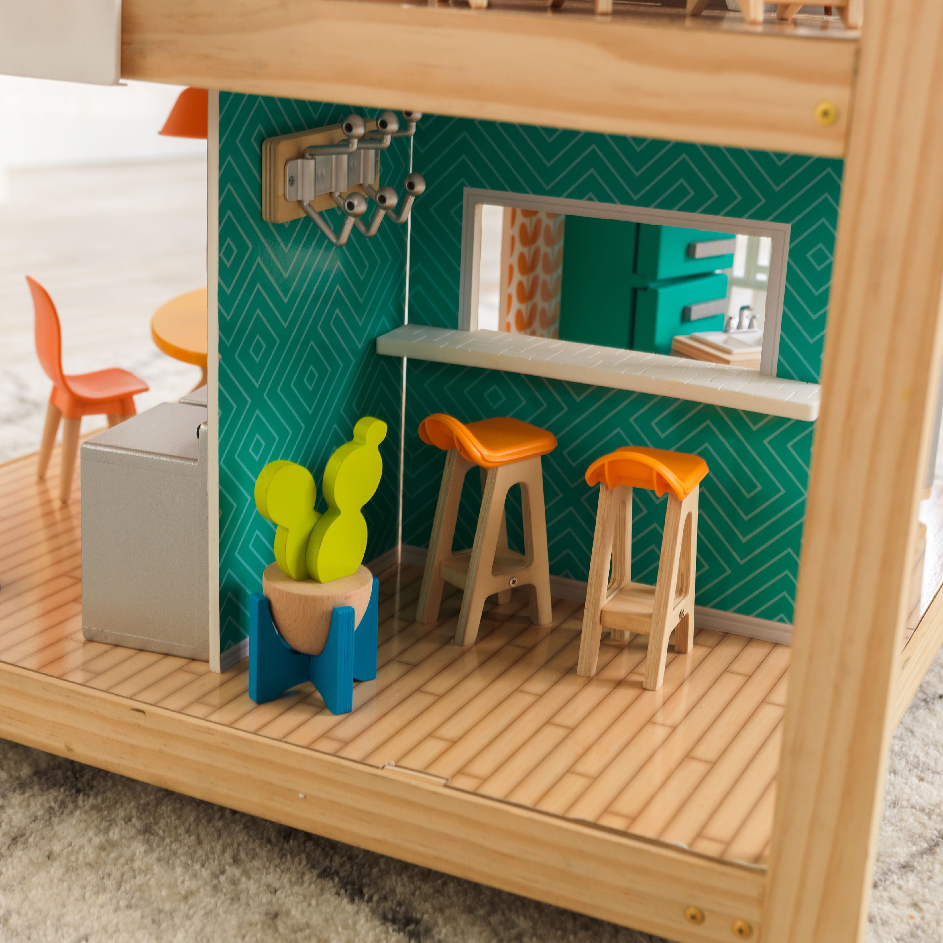 kidkraft so stylish mansion dollhouse with ez kraft assembly