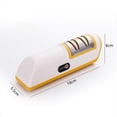thumbnail image 3 of Afilador de Cuchillos Eléctrico de Cocina, Multifuncional, Automático, 4 Marchas, Accesorios de Cocina, Color Naranja, 3 of 5