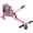 Pink Doodle, variant on LuckyNote Hoverboard Seat Attachment Go-Kart, Fits 6.5/8/10" Hoverboards, Sturdy Adjustable Off-Road Frame, Pink Doodle