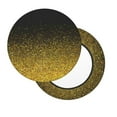 thumbnail image 2 of Naloa Gold Glitter Gradient Round Bar Stool Cushion Cover 12-14 inch, Fits Kitchen, Office, Restaurant Chairs - 13 inch, 2 of 7