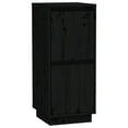 thumbnail image 2 of vidaXL Buffets 2 pcs Noir 31.5x34x75 cm Pin Massif, 2 of 5