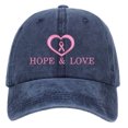 thumbnail image 4 of XIAOCHA Womens Washed Embroidered Baseball Cap Adjustable Hat Band Casual Dad Hat,Navy, 4 of 4