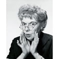 thumbnail image 2 of Portrait of a senior woman puckering her lips Poster Print (24 x 36), 2 of 4