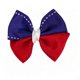 thumbnail image 2 of Independence Day Bow Hair Clip Accessory Holiday Party Red White Blue Star Striped Flag Hair Accessory Side Clip, 2 of 6