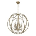 thumbnail image 2 of Yosemite CB8367 Home Decor 6 Light Chandelier, Satin Brass, 2 of 8