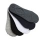 thumbnail image 1 of 5 pares de calcetines invisibles de corte bajo para hombre con silicona antideslizante Color sólido medias tobilleras cortas de algodón de verano, 1 of 5