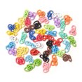 thumbnail image 5 of Nvzi Cadena extensible negra de cuatro secciones, 50 piezas, 1,1 * 0,28 pulgadas, cadena extensible ajustable para joyería, cadena para hacer joyas DIY, cadena extensible para llaveros y pulseras., 5 of 5