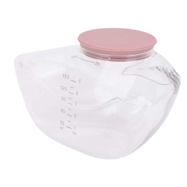 Taza Recolectora De Leche Válvula De Pico De Pato, 150 ML A Prueba De Fugas Cerrado Portátil Fácil De Limpiar Accesorios Para Extractor De Leche Usable Reemplazo Reutilizable