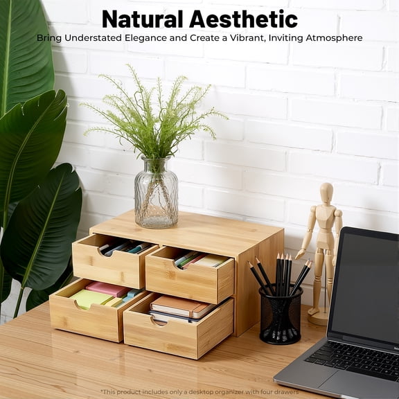 4-drawer Desk Organizer, Desk Organizer, Tabletop Storage Organizer 1PCS