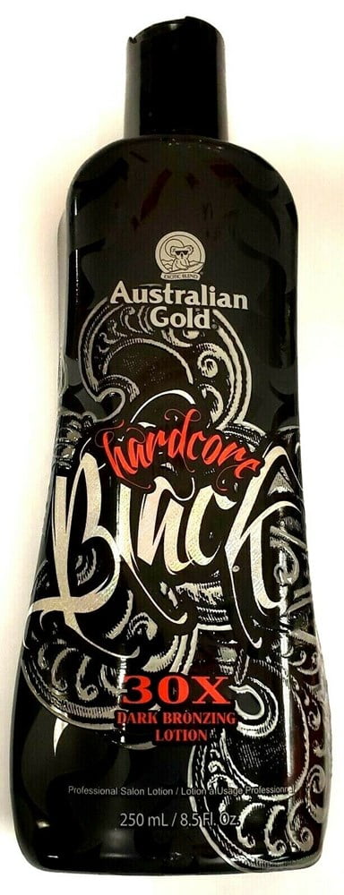 Australian Gold Hardcore Black 30X Bronzer Tanning Lotion -
