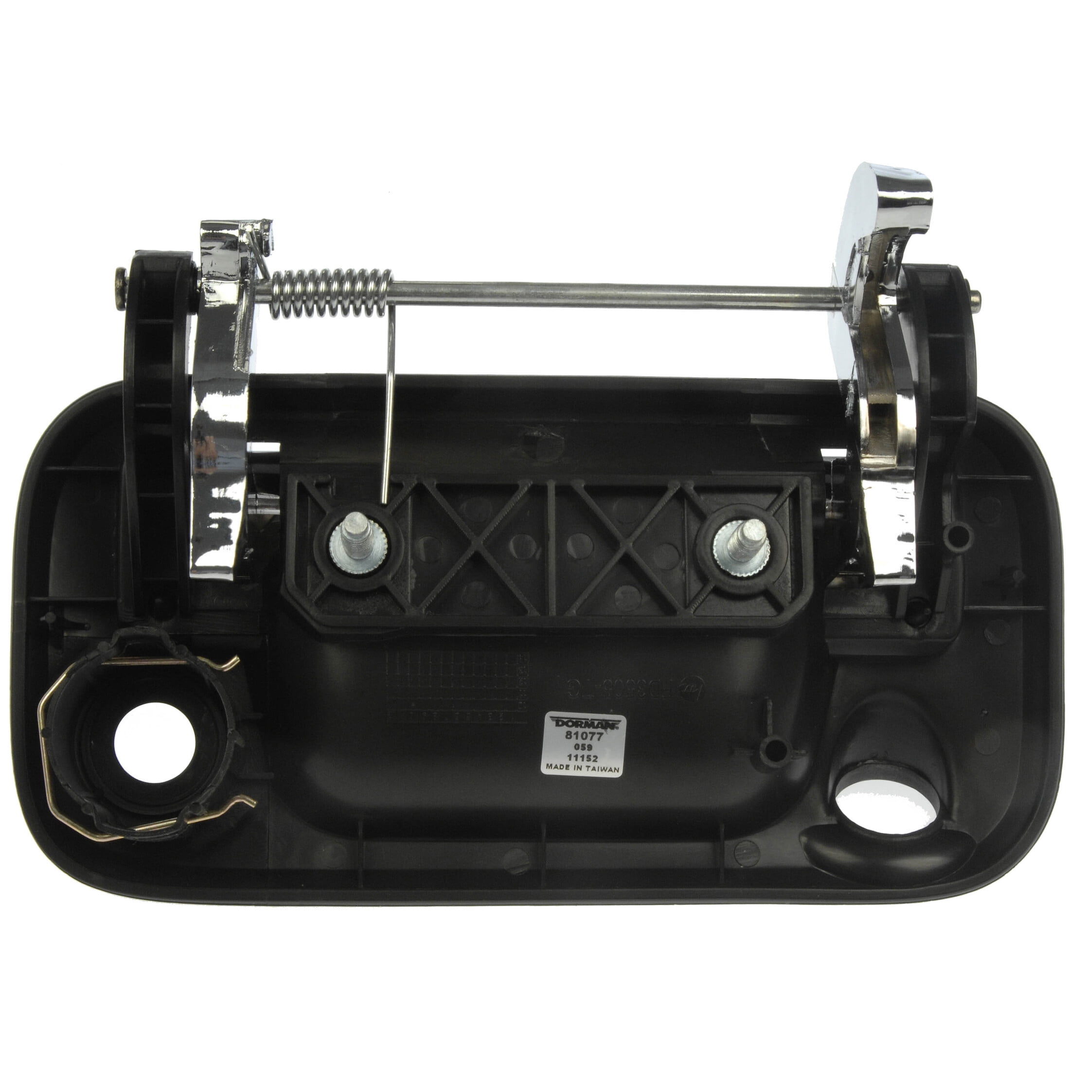 Dorman 81077 Tailgate Handle for Specific Ford / Lincoln Models, Chrome Lever and Black Housing