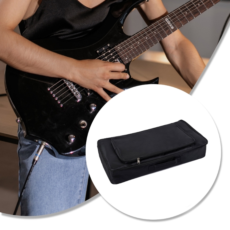 Lightweight Guitar Effects Case Nonslip Base And Weather Resistant Exterior