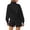A-Black9, variant on Bibifish Women Two Piece Sets Textured Quilted Half Zip Pullover Tops Elastic Waist Shorts Casual Home Loungewear Matching Sets