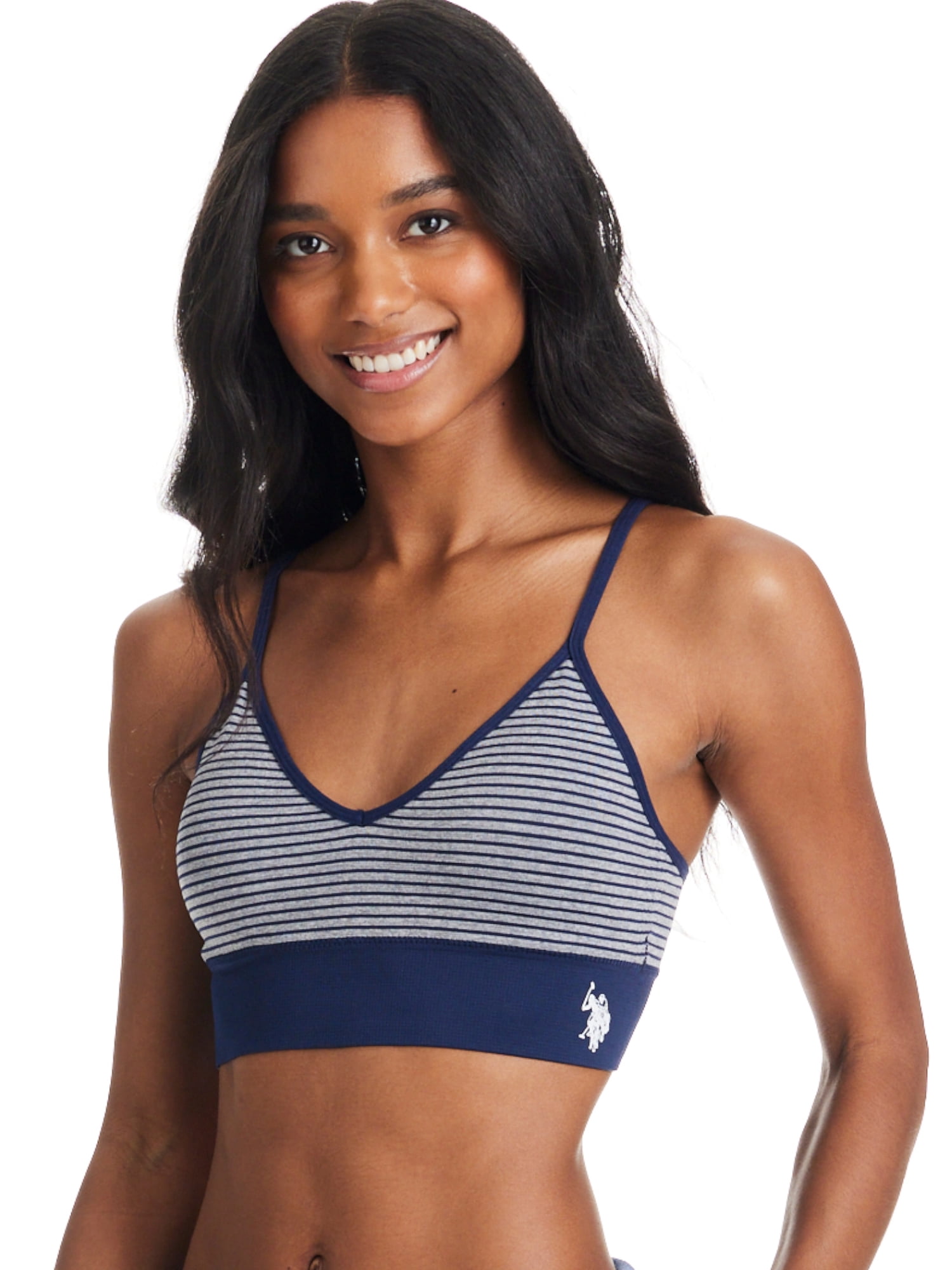 U.S. Polo Assn. Women's Seamless Bra, 2-Pack, Sizes S-XL