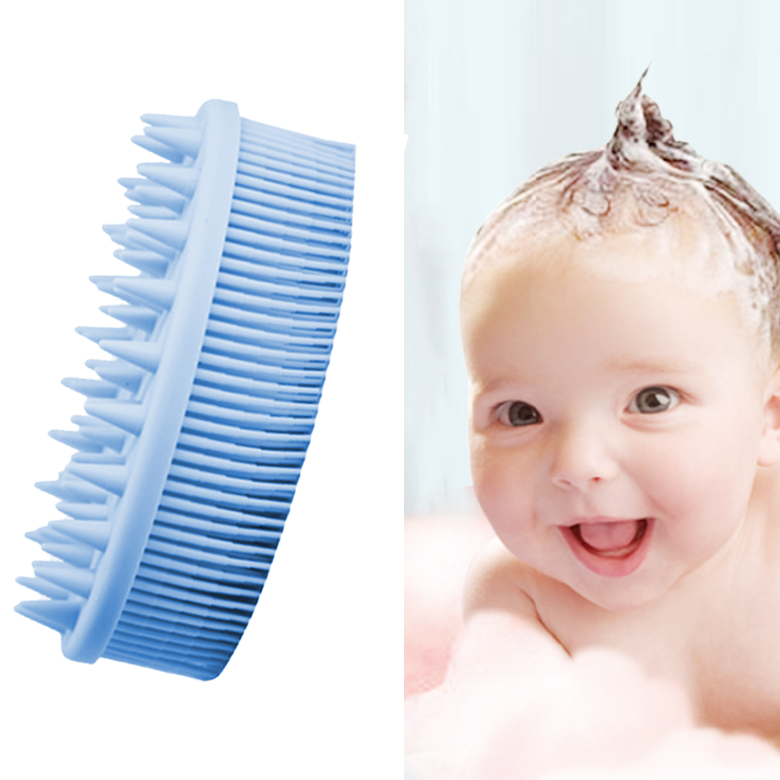 Baby Soft Silicone Bath Brush Foam Great & Deep Cleansing for All Kinds