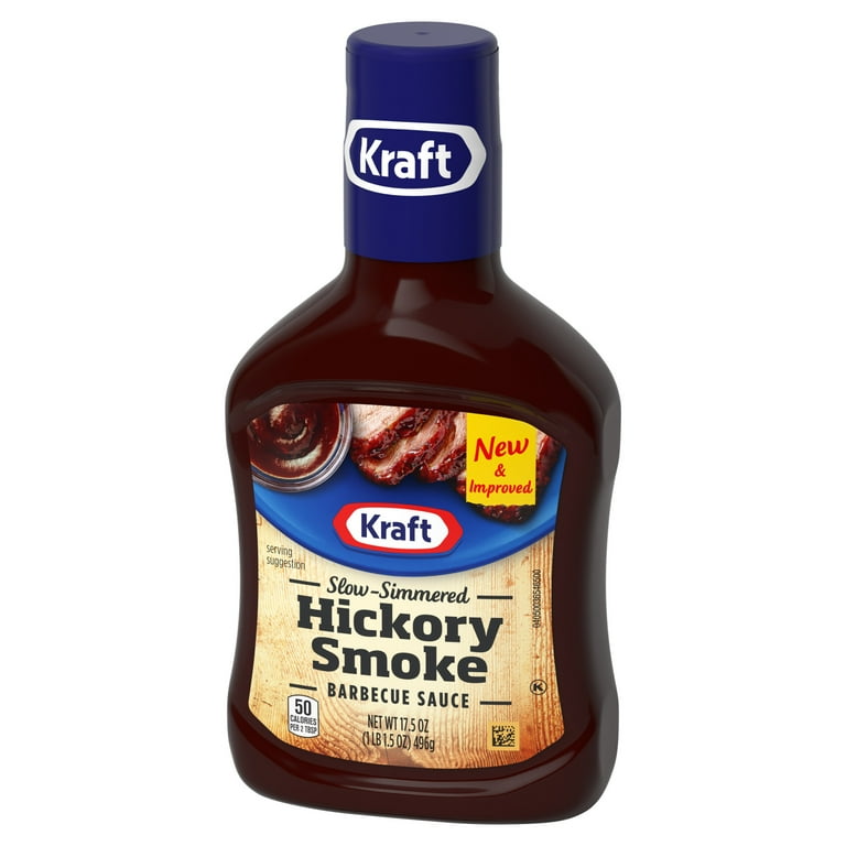 Kraft Hickory Smoke Slow-Simmered BBQ Sauce oz Bottle Thick