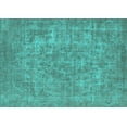 thumbnail image 1 of Ahgly Company Machine Washable Indoor Rectangle Oriental Turquoise Blue Industrial Area Rugs, 8' x 12', 1 of 4