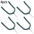 thumbnail image 1 of Multi purpose Vinyl Coated U shaped Hook for Tools and Equipment 4 Pack, 1 of 9