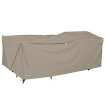 Classic Accessories Storigami Water-Resistant 100 Inch Easy Fold Patio Furniture Cover, Goat Tan
