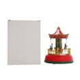 thumbnail image 3 of Eolstice Christmas Glowing Music Carousel, Festive Holiday Ornament for Gift Giving, Sturdy Crafted Decor for Home Display & Seasonal Celebration Events, 3 of 4