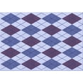 thumbnail image 1 of Ahgly Company Machine Washable Indoor Rectangle Transitional Deep Periwinkle Purple Area Rugs, 2' x 3', 1 of 7
