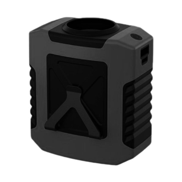 Ventilador de cintura con luz, recargable por USB, con clip, mini ventilador portátil multiusos Negro