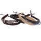 thumbnail image 2 of Pulseras para mujer, regalos para mujer, pulsera de cuero multicapa con cuentas de hojas de aleación, pulsera de cuerda, 2 of 3