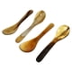 thumbnail image 3 of BRIGHTFUFU 4pcs Ox Horn Coffee Spoon Coffee Coffee Scoops Pastel de pasteles Cucharas Cucharas Supo de sopa, 3 of 7