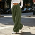 thumbnail image 6 of yillto Women's Wide Leg Fleece Lounge Pant Fuzzy Winter Cozy Warm Soft Sherpa Pajama Bottoms Sleepwear, 6 of 7