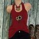 thumbnail image 2 of Blusa sin mangas con cuello redondo y estampado de girasol para mujer Fridja  gh3798, 2 of 4