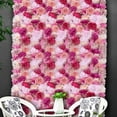 thumbnail image 6 of 6pcs Artificial Flower Wall Panel Silk Background Floral Decor Fuchsia, 6 of 10
