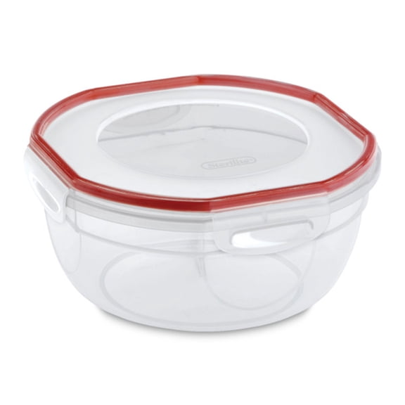 Sterilite Ultra Seal 2.5 Qt Plastic Food Storage Containers w/ Lid (8 Pack)