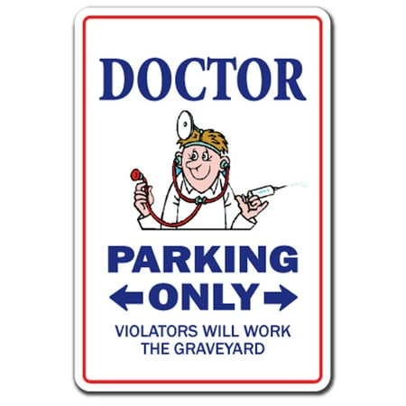 DOCTOR Decal parking md m.d. medical school hospital doc DO | Indoor/Outdoor | 5