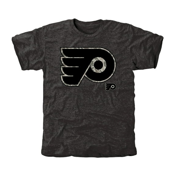 Men's Philadelphia Flyers Black Rink Warrior Tri-Blend T-Shirt