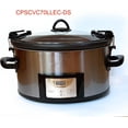 thumbnail image 6 of 6qt Oval Lid (with Silicon Ring) Replacement Only Compatible with CrockPot Slow Cooker SCCPVL600-S-BR CPSCVLL-BP CPSCVC60ll-S CPSCV70LLEC-Ds, 6 of 6