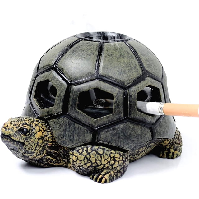 Ceniceros Monsiter QE Turtle para cigarrillos, bonito cenicero para uso doméstico y exterior