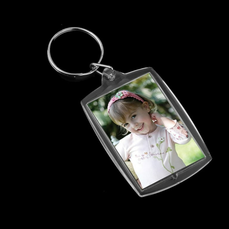 Photo insert keychain deals