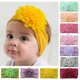 thumbnail image 3 of Diadema amarilla para bebé, accesorio para el cabello, tocado de nailon, banda para el cabello infantil de Color sólido, diadema suave, 1 ud. JAMW Sencillez, 3 of 5