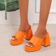 thumbnail image 5 of Sandalias de tacón grueso con plataforma impermeable para mujer, sexy, súper alta, con punta abierta Wmkox8yii ytu741, 5 of 7