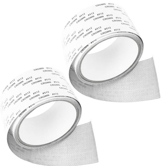 Amdohai Window Screen Repair Kit Tape 2x80 inch Strong Adhesive & Waterproof Fiberglass Covering Mesh Tape for Covering Window Door Tears Holes Screen Patch Repair Kit (Black)