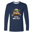 thumbnail image 5 of Frnrwgo Men's Halloween Graphic T-Shirt Long Sleeve Crew Neck Pullover Casual Tee for Fall, 5 of 5