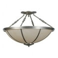 thumbnail image 4 of Meyda Tiffany 143629 Commerce 4 Light 35" Wide Semi-Flush Bowl Ceiling Fixture - Nickel, 4 of 5