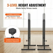 KFFKFF Dip Station, 440 lbs Load, Durable Dip Stand with Height Adjustment, Exercise Dip Bar Station for Home Gym, Stabilizing Parallette for Push Ups, Parallel Strength Training Equipment