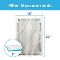 thumbnail image 3 of Filtrete by 3M 18x20x1, MERV 11, Allergen Reduction HVAC Furnace Air Filter, 1200 MPR, 4 Filters, 3 of 10