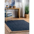 thumbnail image 1 of Aizza Trends Hand Made Hand Braided Natural Jute Floor Area Rug / Floor Carpet Rug / Natural Jute Rug, 1 of 5