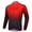 Red, variant on WEST BIKING Men's Cycling Jersey Quick Dry Long-Sleeved Zipper MTB Bicycle Bike Shirt, Red