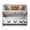 Stainless Steel, variant on Chaleur Grill, Built in Gas Grill 28" Glass View 4-Burner Propane/Natural Gas with Rear Infrared Burner & Lights, 50,000 BTU, Stainless Steel
